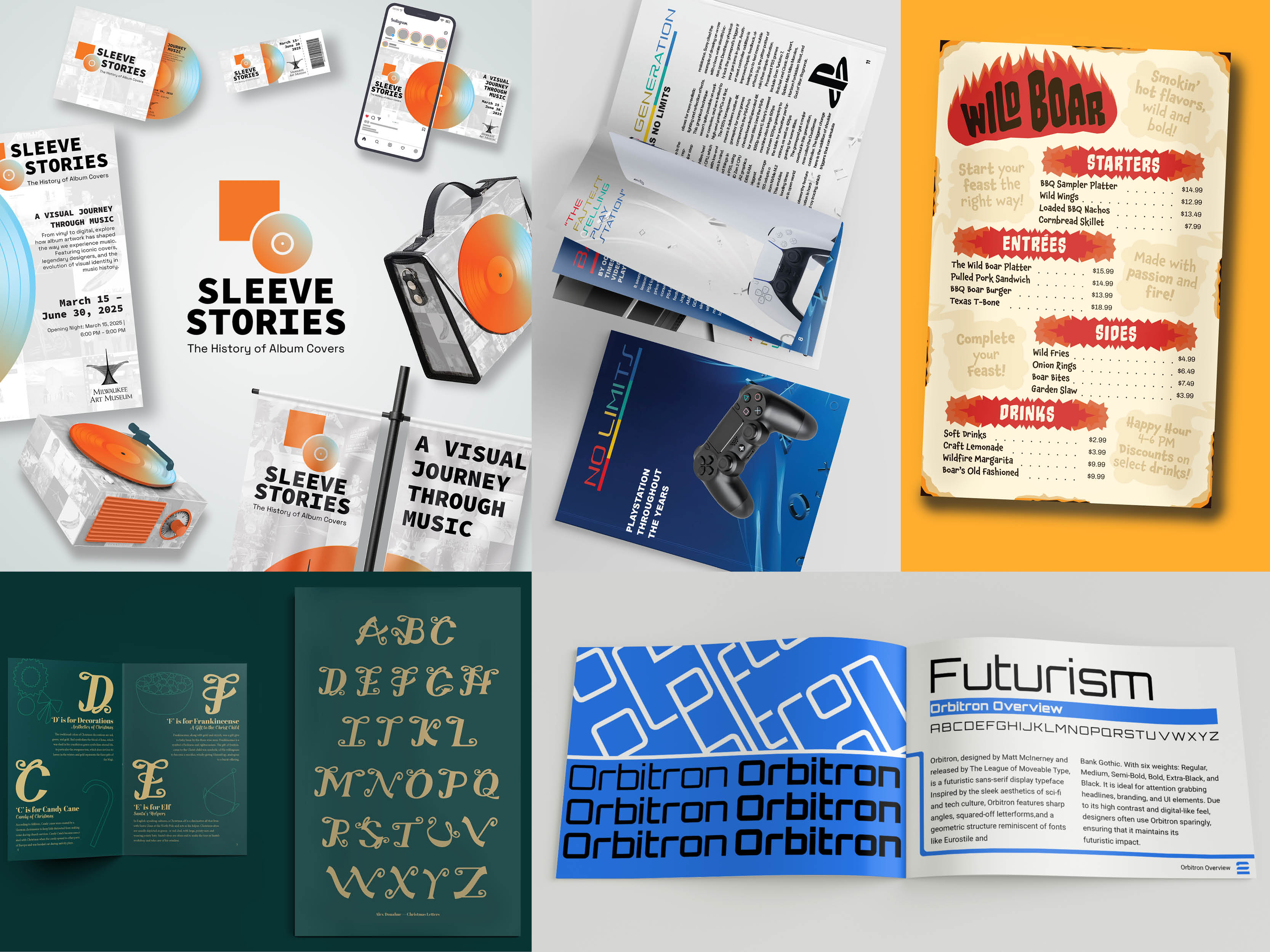 Collage of Design Work