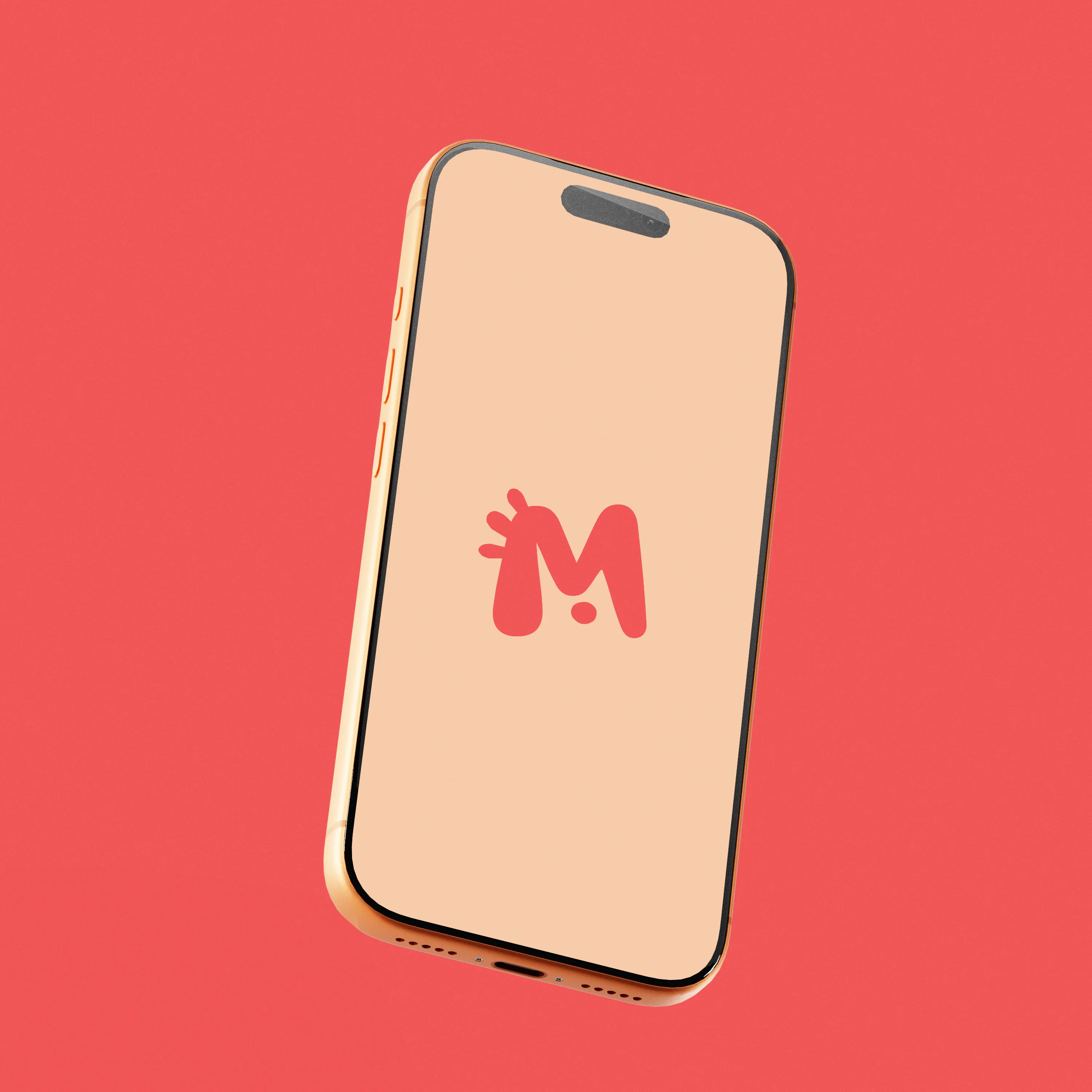 MuralWalk app logo on a phone screen